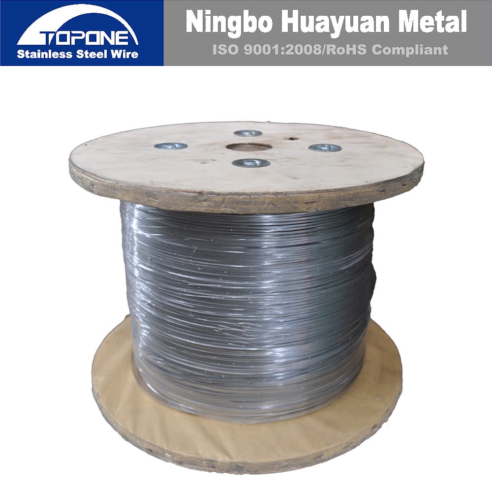 Topone Stainless Steel Flat Wire